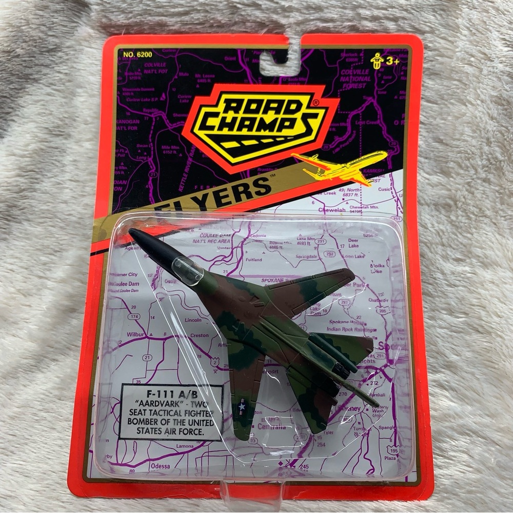 Road Champs F-111 A/B Diecast Model Cold War Era Tactical Fighter-Bomber (1995)